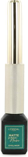 LOréal Paris Matte Signature Eyeliner van Superliner  Matte Liquid Eyeliner  Waterproof - 04 Emeraude  Groen