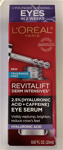 Revitalift Derm Intensives Hyaluronic Acid Caffeine Eye Serum