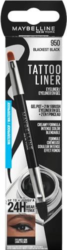 Maybelline New York Tattoo Liner Gel Pencil - poeder-in-gel formule voor zachte applicatie - oogpotlood - waterproof - tot wel 36 uur langhoudend - vlekt niet - zwart