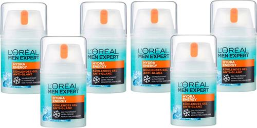 L'Oreal Hydra Energy Cooling Gel - 6 x 50 ml