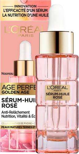 L'Oréal Paris Age Perfect Golden Age Rozig Olie-Serum voor een Glow en versteviging - 30ml