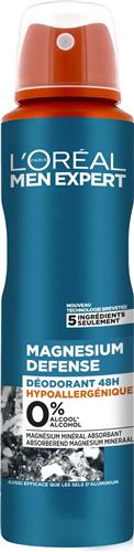 LOréal Paris Men Expert Magnesium Defense Deodorant 48H - Deodorant Spray - 150 ml