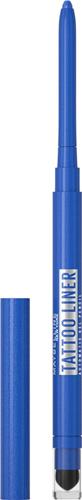 Maybelline New York Tattoo Automatic Liner Gel Pencil - Sleepless Sapphire -poeder-in-gel formule voor zachte applicatie - oogpotlood met automatische puntenslijper - waterproof - tot wel 36 uur langhoudend - vlekt niet - blauw