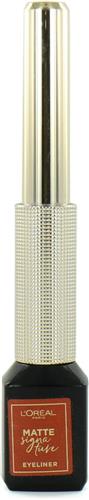 L'Oréal Paris Matte Signature Eyeliner van Superliner  Matte Liquid Eyeliner   Waterproof - 07 Copper  Bruin