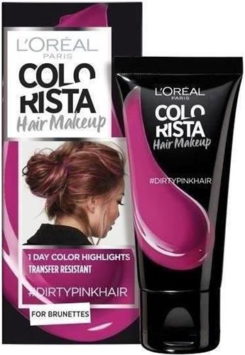 L'Oréal Paris Colorista Hair Makeup - DirtyPink - 1 day highlights
