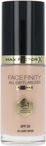 Max Factor Max Factor Facefinity All Day Flawless 3 in 1 Flexi-Hold Foundation - 32 Light Beige