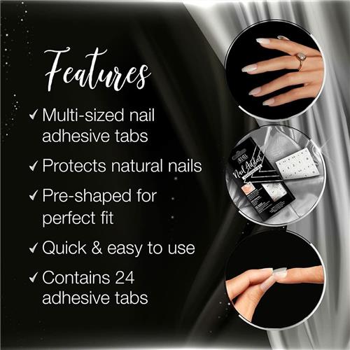 Adhesive Tape Set Ardell Nail Addict False nails (24 pcs)