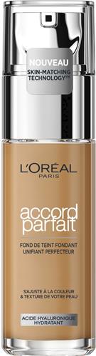 LOréal Paris - Accord Parfait Foundation - 6D - Natuurlijk Dekkende Foundation met Hyaluronzuur en SPF 16 - 30 ml