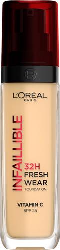 LOréal Paris Infaillible 32HR Fresh Wear Foundation - 120 - Langhoudende Foundation met SPF 25 en Vitamine C - 30ML