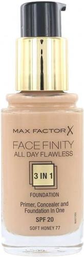 Max Factor Facefinity All Day Flawless 3-in-1 Liquid Foundation - 077 Soft Honey