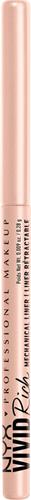 Nyx Professional Makeup Vivid Rich Mechanical Pencil - Mechanische eyeliner - op edelstenen genspireerde kleuren met roomzachte pigmenten - Quartz Queen - Beige - 4,8GR