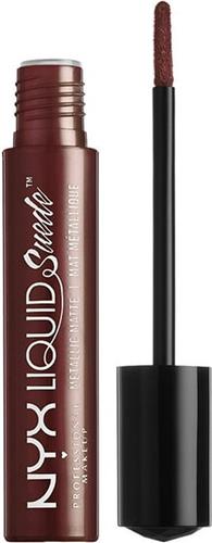 NYX Suede Matte Metallic Liquid Lipstick - Neat Nude