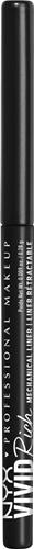 Nyx Professional Makeup Vivid Rich Mechanical Pencil - Mechanische eyeliner - op edelstenen genspireerde kleuren met roomzachte pigmenten - Always Onyx - Zwart - 4,8GR