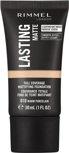 Rimmel London Lasting Matte Foundation - 010 Warm Porcelain