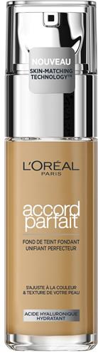 LOréal Paris - Accord Parfait Foundation - 6N - Natuurlijk Dekkende Foundation met Hyaluronzuur en SPF 16 - 30 ml