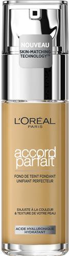LOréal Paris - Accord Parfait Foundation - 3D/W - Natuurlijk Dekkende Foundation met Hyaluronzuur en SPF 16 - 30 ml