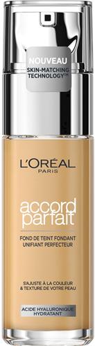 LOréal Paris - Accord Parfait Foundation - 3.5N - Natuurlijk Dekkende Foundation met Hyaluronzuur en SPF 16 - 30 ml