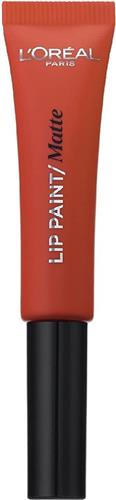 L'OREAL PARIS Matte Lippenstift - Rood 204 - Vloeibare Formule