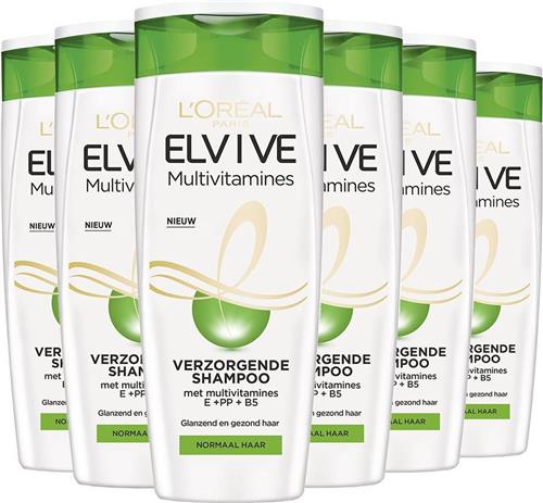 L'Oréal Paris Elvive - Multivitamines - Shampoo - 6 x 250ml