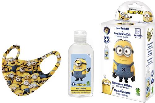 Minions Pack Hand Sanitizer 100 ml + Face Mask
