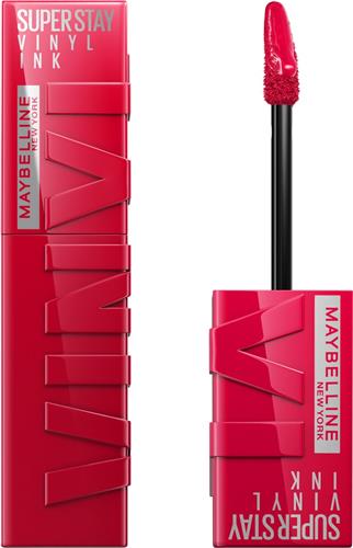 Maybelline New York - SuperStay Vinyl Ink Lipstick - 50 Wicked - Rood - Langhoudende Lippenstift - 4,2 ml