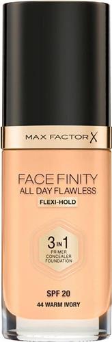 Max Factor Facefinity All Day Flawless 3-In-1 Vegan Foundation 044 Warm Ivory