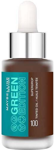 Maybelline Green Edition Superdrop Tinted Oil Foundation 100