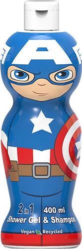 Captain America Figure 1D Shower gel & Shampoo 2in1 400 ml
