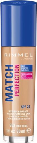Rimmel London Match Perfection Foundation 303 True Nude