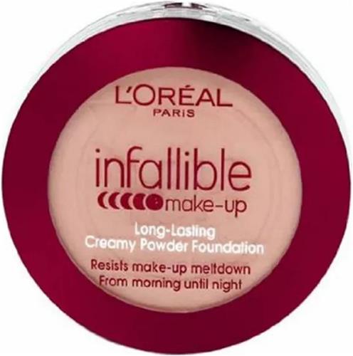 L'Oreal Infallible Long-Lasting Creamy Powder Foundation - 145 Beige Dore