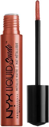 Nyx Professional Make Up Liquid Suede Metallic Matte #mauve Mist 4 Ml