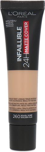 L'Oréal Infallible 24H Matte Cover Foundation - 260 Golden Sun