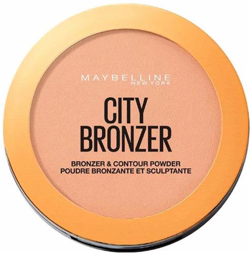 Maybelline New York - City Bronzer & Contour Powder - 200 Medium Cool - Bronzing en Contouring Poeder - 51,4 gr.