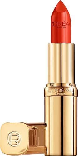 LOréal Paris Color Riche Satin Lipstick - Verzorgende, Lippenstift Verrijkt met Arganolie - 377 Perfect Red- Rood - 4,54 gr