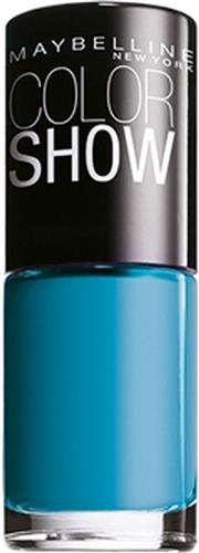 Maybelline Color Show 654 Superpower Blue nagellak Blauw