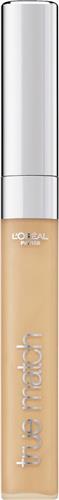 LOréal Paris True Match Concealer - 3W Golden Beige - Concealer met Warme Ondertoon en een Natuurlijk Uitziende Dekking - 6,8 ml