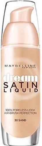 Maybelline Dream Satin Liquid 30 Sand foundationmake-up Pompflacon Vloeistof