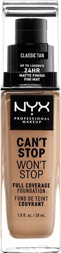Nyx Professional Makeup Can't Stop Won't Stop Foundation - Classic Tan - - Volledig Dekkende Foundation - Medium