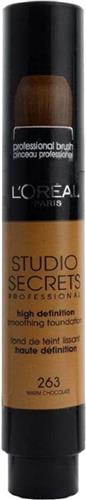 L'Oreal Studio Secrets High Definition Smoothing Foundation - 263 WARM CHOCOLATE