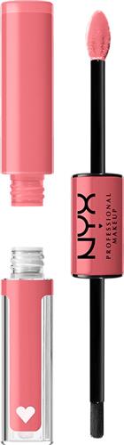 Nyx Professional Makeup Shine Loud High Shine Lip Color - Born To Hustle - Glanzende Vloeibare Lippenstift - Roos