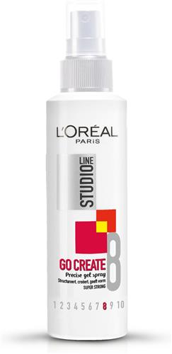 L'Oréal Paris Studio Line Go Create - Extra Sterke Fixatie Spray - 6 x 150ml