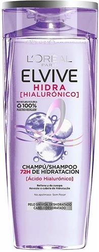 Vochtinbrengende Shampoo L'Oreal Make Up Elvive Hidra Hyaluronzuur (370 ml)