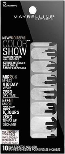 Maybelline New York Color Show City Nagel Stikkers - 18 Stuks