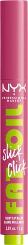 NYX Professional Makeup Fat Oil Slick Click - DM Me - lippenbalsem - lila roze - 2g