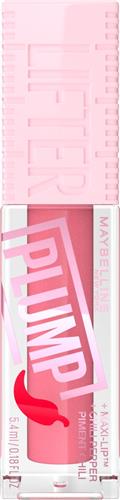 Maybelline - Lifter Plump - Lip Plumping lipgloss - langdurig vollere lippen - verwarmende sensatie met 5% Maxi-Lip en chilipeper - Blush Blaze - 5,4 ml