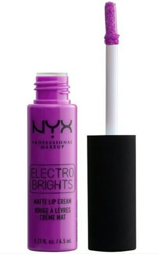 NYX Professional Makeup - Electro Brights - Matte - Lip Cream - Florence - EBRMLC04 - Lippenstift - Paars - 6.5 ml