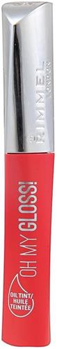 Rimmel - Oh My Gloss Oil Tint Lip Gloss 6,5 ml 500 Pop Poppy -