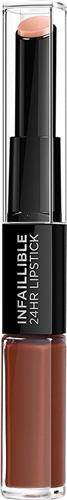 LOréal Paris Infallible Lippenstift - 117 Perpetual Brown - 24h Langhoudend