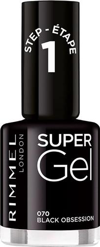 Rimmel Super Gel Nagellak - 070 Black Obsession