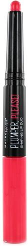 Maybelline Plumper, Please! Shaping Lip Duo - 220 Power Stare - Lip Filler - Lip Vergroter - Volle Lippen - Roze - 4 ml